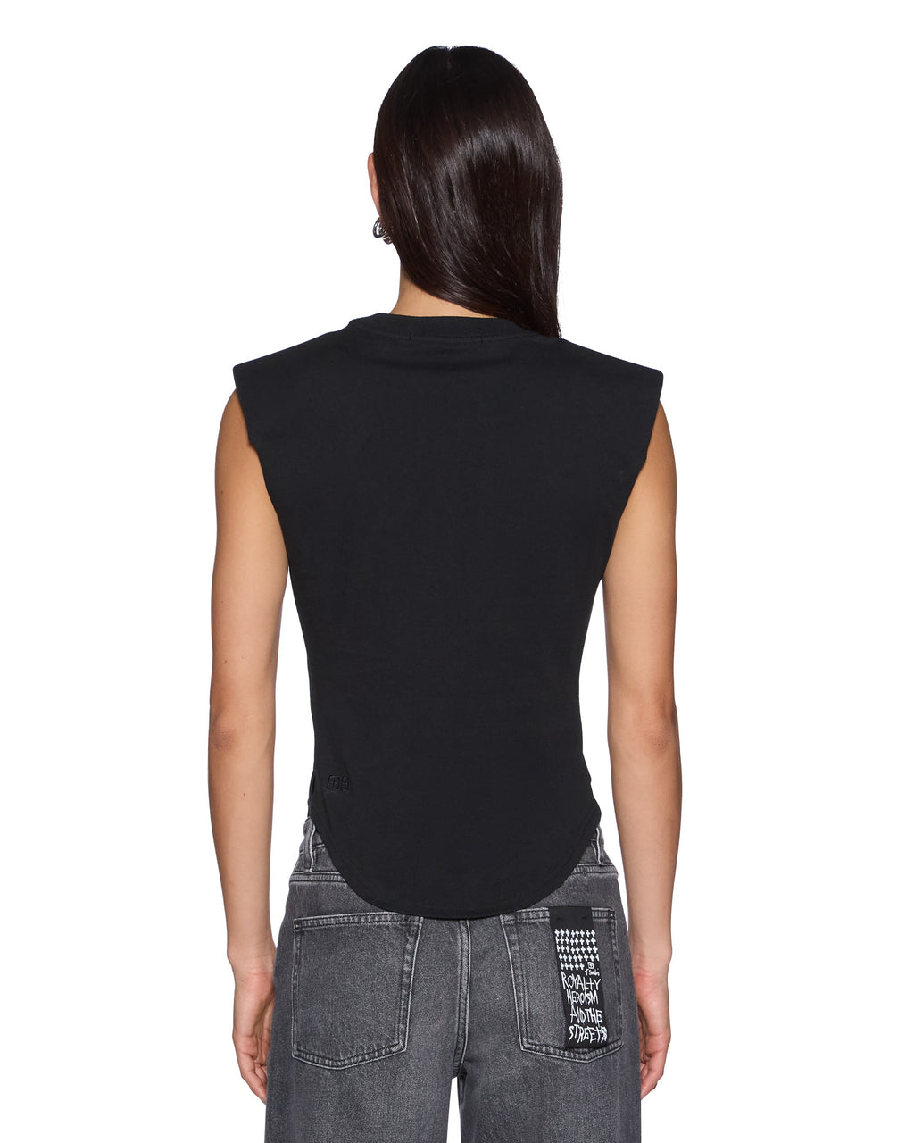 Womens Sott Capital Ss Tee Black Regular Tees - Black