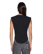 Womens Sott Capital Ss Tee Black Regular Tees - Black