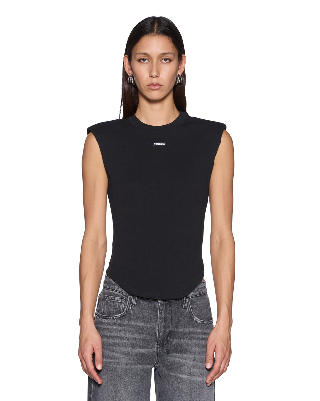 Womens Sott Capital Ss Tee Black Regular Tees - Black
