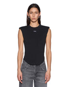 Womens Sott Capital Ss Tee Black Regular Tees - Black