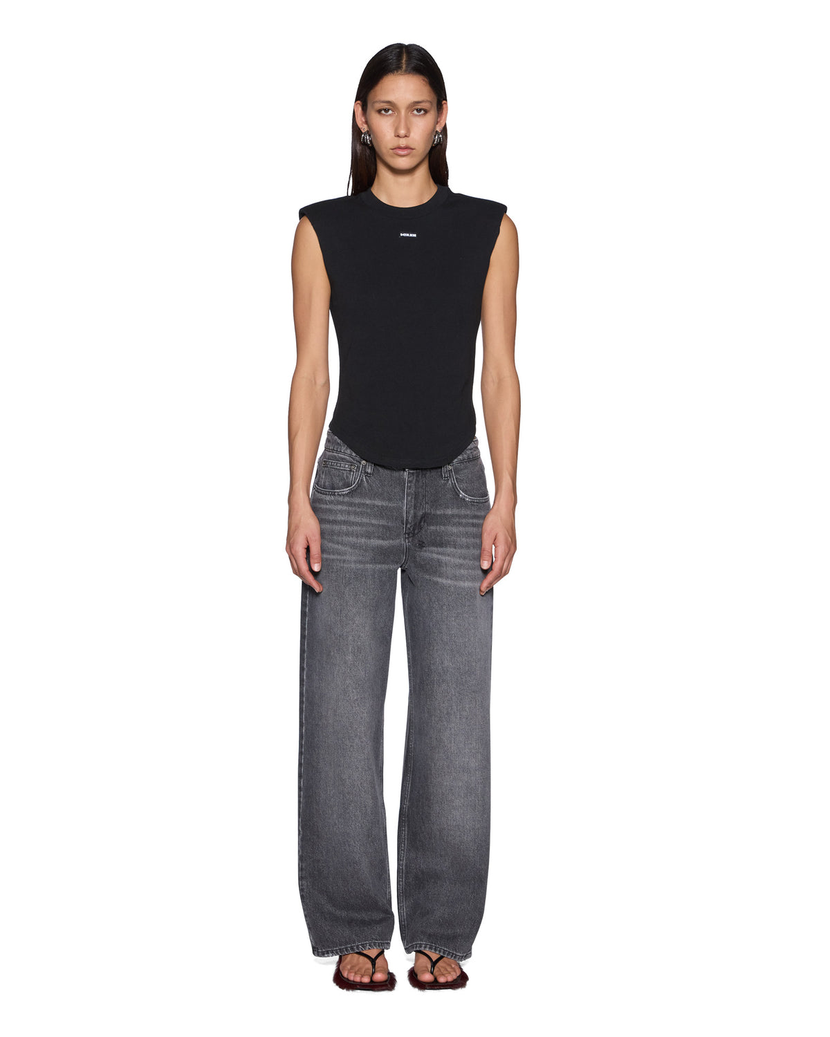 Womens Sott Capital Ss Tee Black Regular Tees - Black