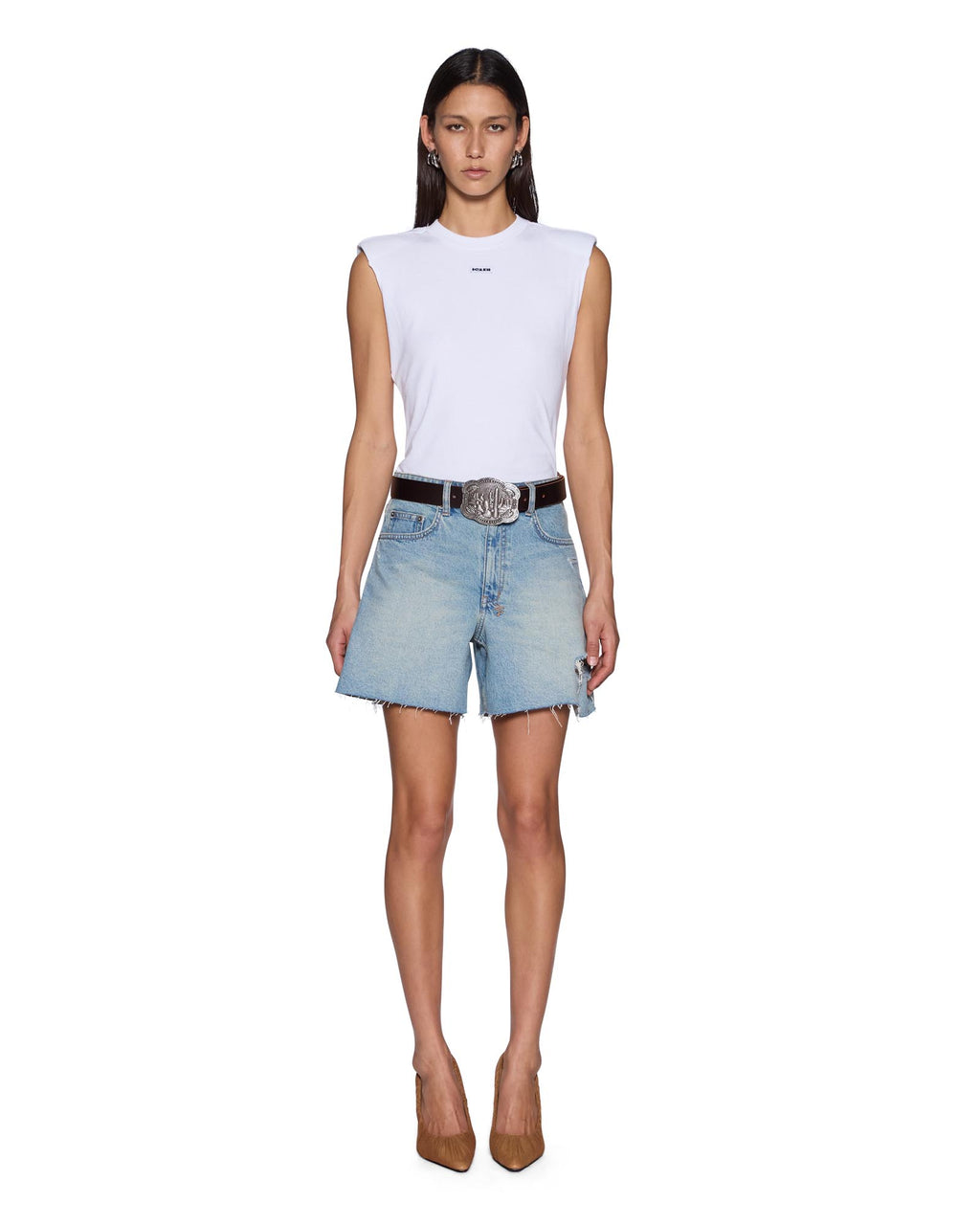 Womens Sott Capital Ss Tee White Regular Tees - White