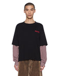 SOTT HALEN LS LAYERED TEE BLACK FADE