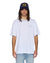 MENS  TRUCKSTOP EKCESS SS TEE SLUB WHITE OVERSIZED TEES