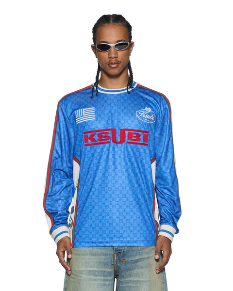 Mens Zoom Moto Jersey Bolt Blue Fashion Tops | Ksubi ++