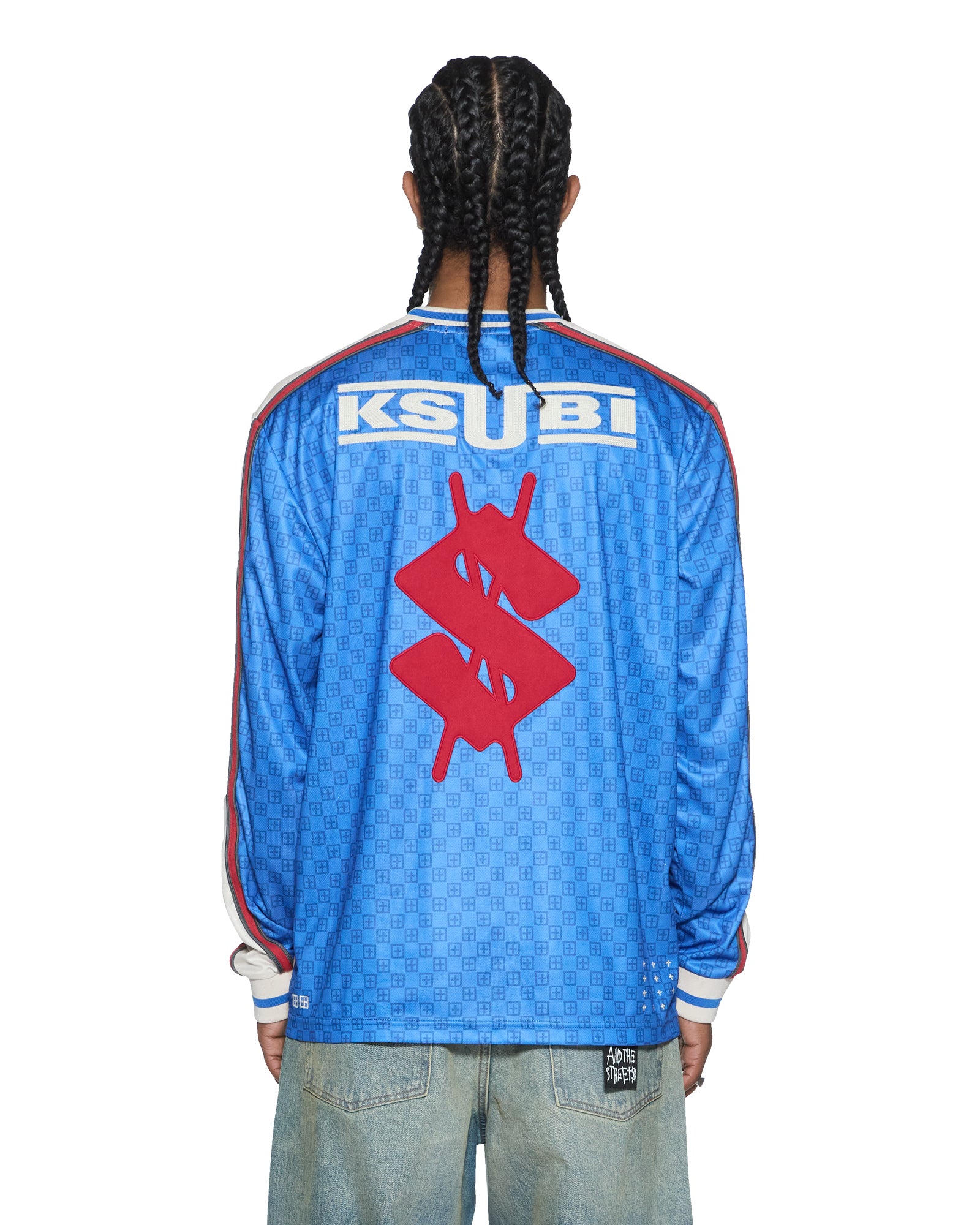 Mens Zoom Moto Jersey Bolt Blue Fashion Tops | Ksubi ++