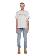 MENS DEATH SNAKE BIGGIE SS TEE ANTIQUE WHITE TEES