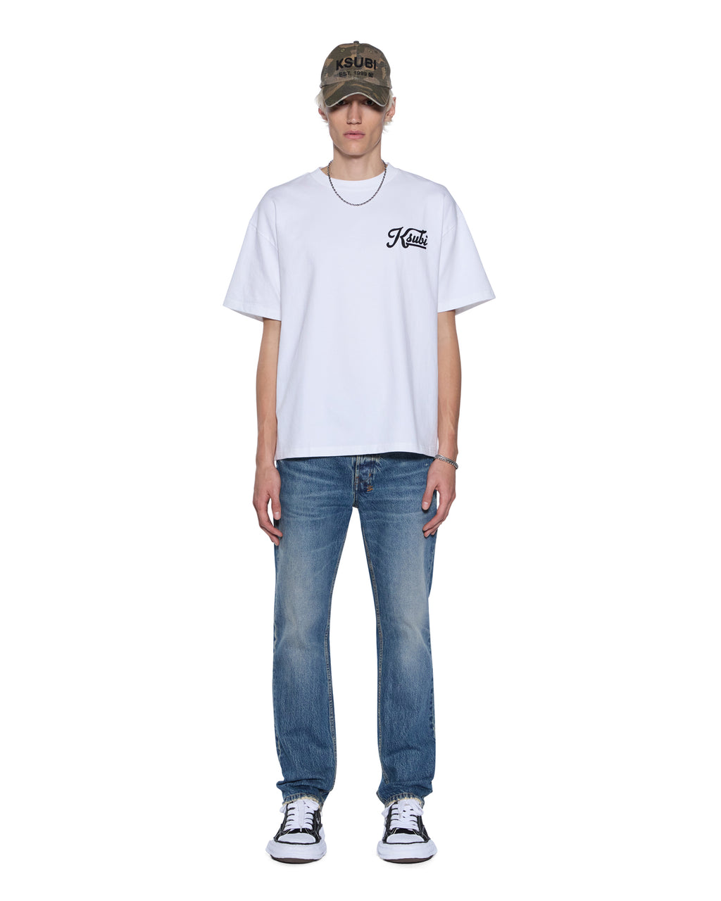 MENS OUTFIELD EKCESS SS TEE WHITE TEES