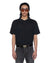 MENS  SID LINEN SS TEE JET BLACK SLIM TEES