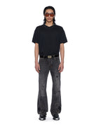 MENS SID LINEN SS TEE JET BLACK TEES