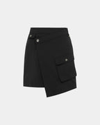 WOMENS TACTIC CARGO RAP SKIRT BLACK SKIRTS