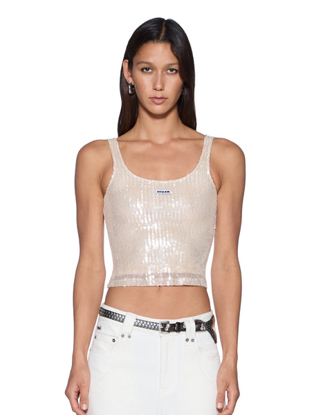 Womens Chloe Tank Nude Spark Fashion Tops | Ksubi ++