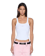 Womens Chloe Tank Xtra White Fitted Tees - White