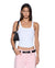 WOMENS  CHLOE TANK XTRA WHITE FITTED TEES