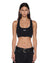 WOMENS  1999 ORIGIN CROPPED TANK BLACK SLIM TEES