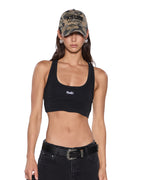WOMENS 1999 ORIGIN CROPPED TANK BLACK TEES
