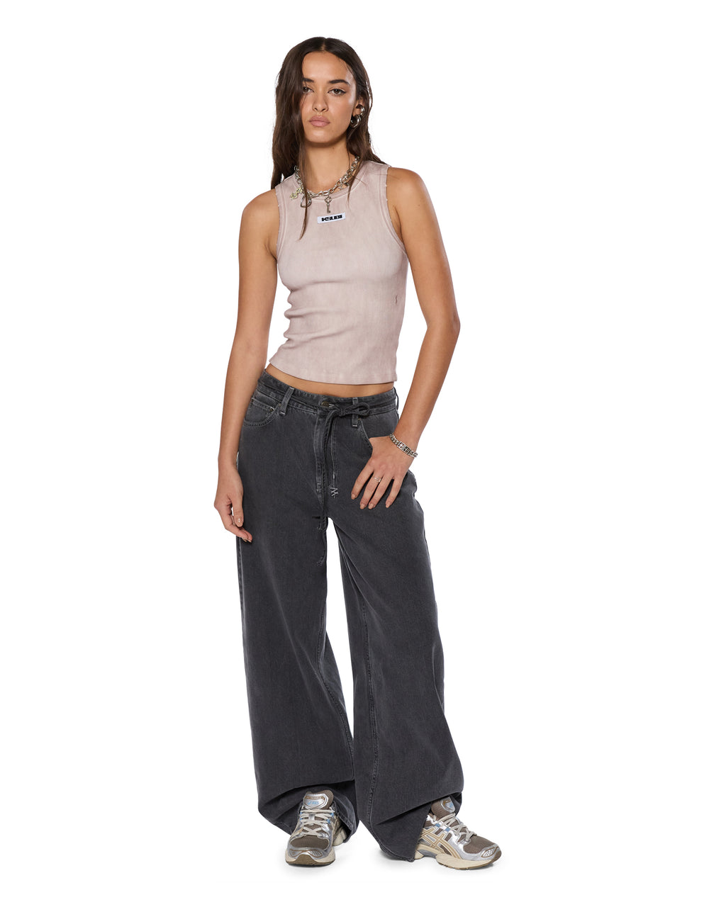 Womens Labels Syndicate Xtra Bloom Fitted Fashion Tops - Pink