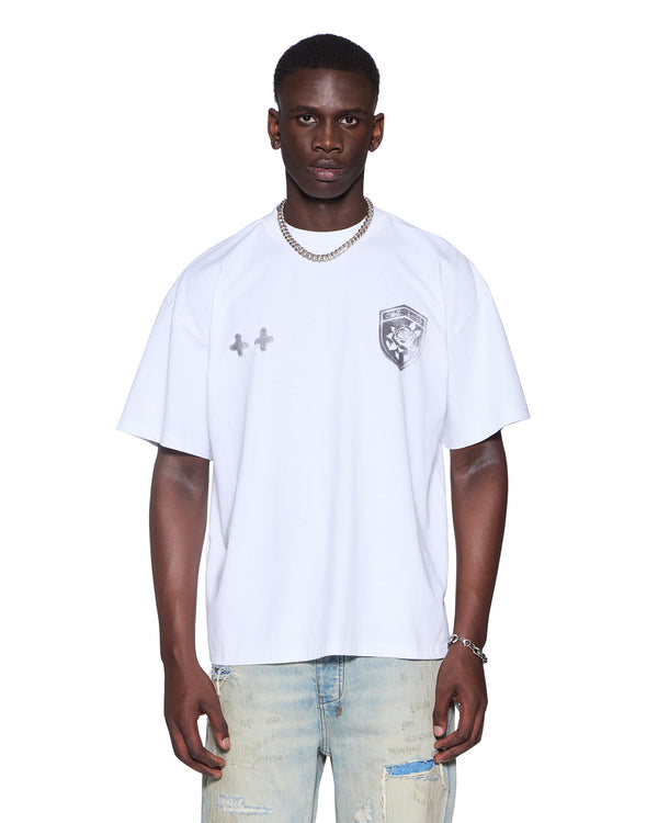 Mens Cherub Halen Ss Tee White Tees | Ksubi