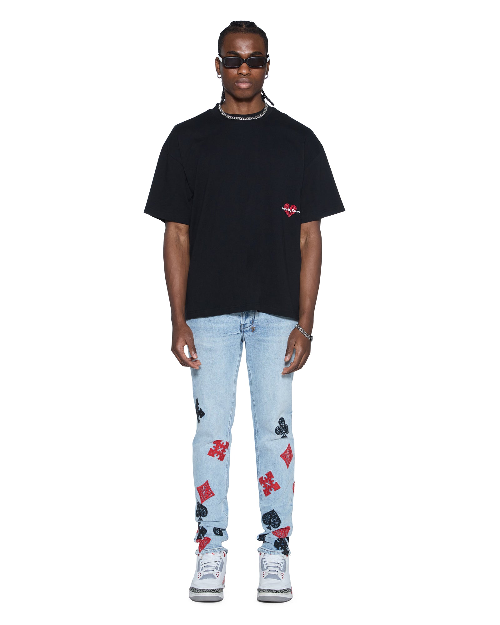 Mens Hbl Ekcess Ss Tee Peached Black Tees | Ksubi ++