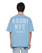 MENS K-LOCK BIGGIE SS TEE SUMMER BLUE TEES