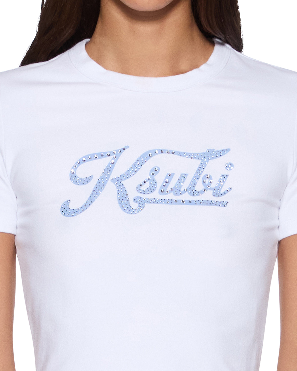 KSUBI BLING BABY SS TEE WHITE