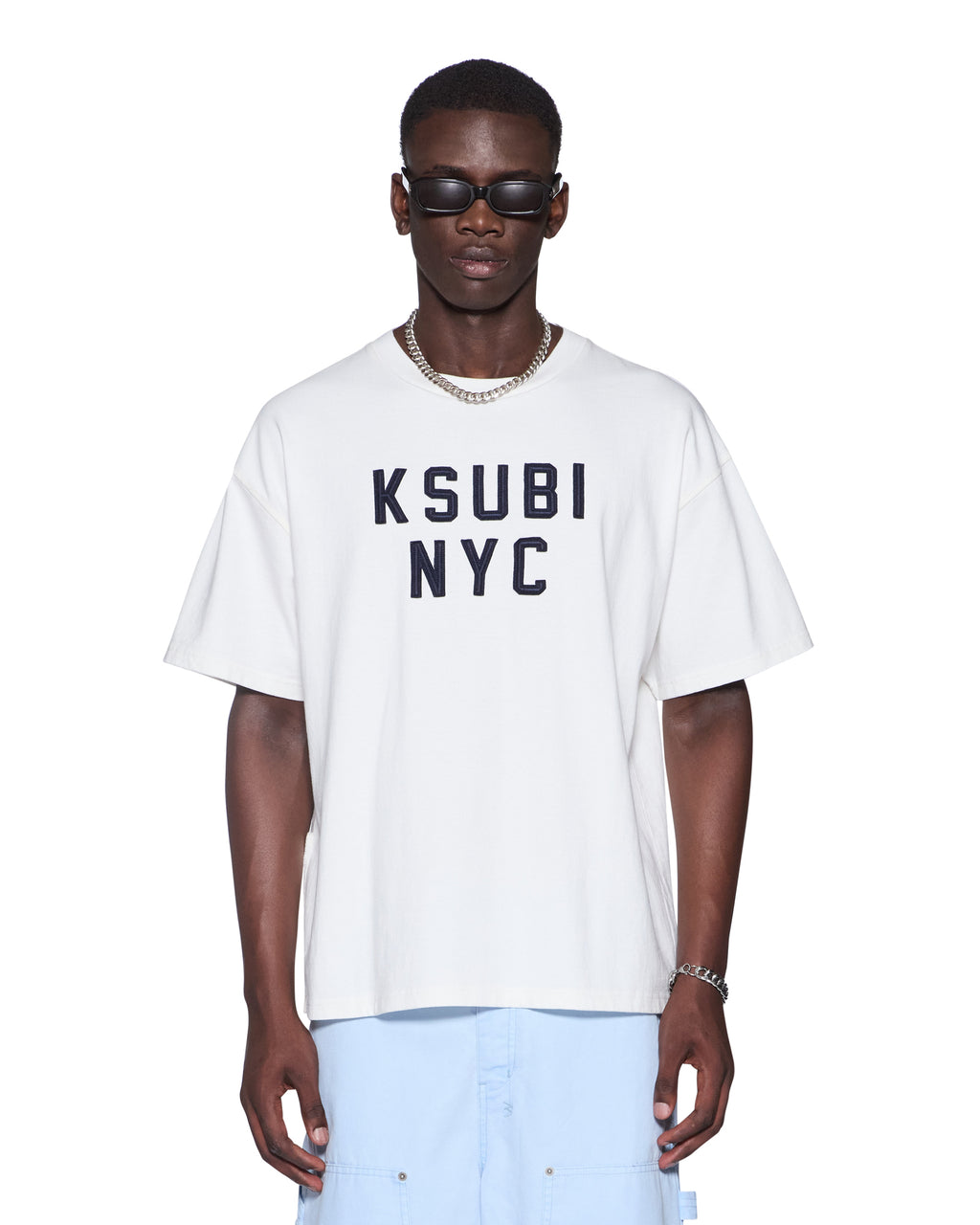 MENS NYC EKCESS SS TEE TRU WHITE TEES