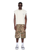 MENS STATE HALEN CUT OFF ECRU TEES