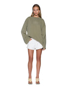 WOMENS STATE STENCIL BOYFRIEND LS TEE MILITANT FASHION TOPS