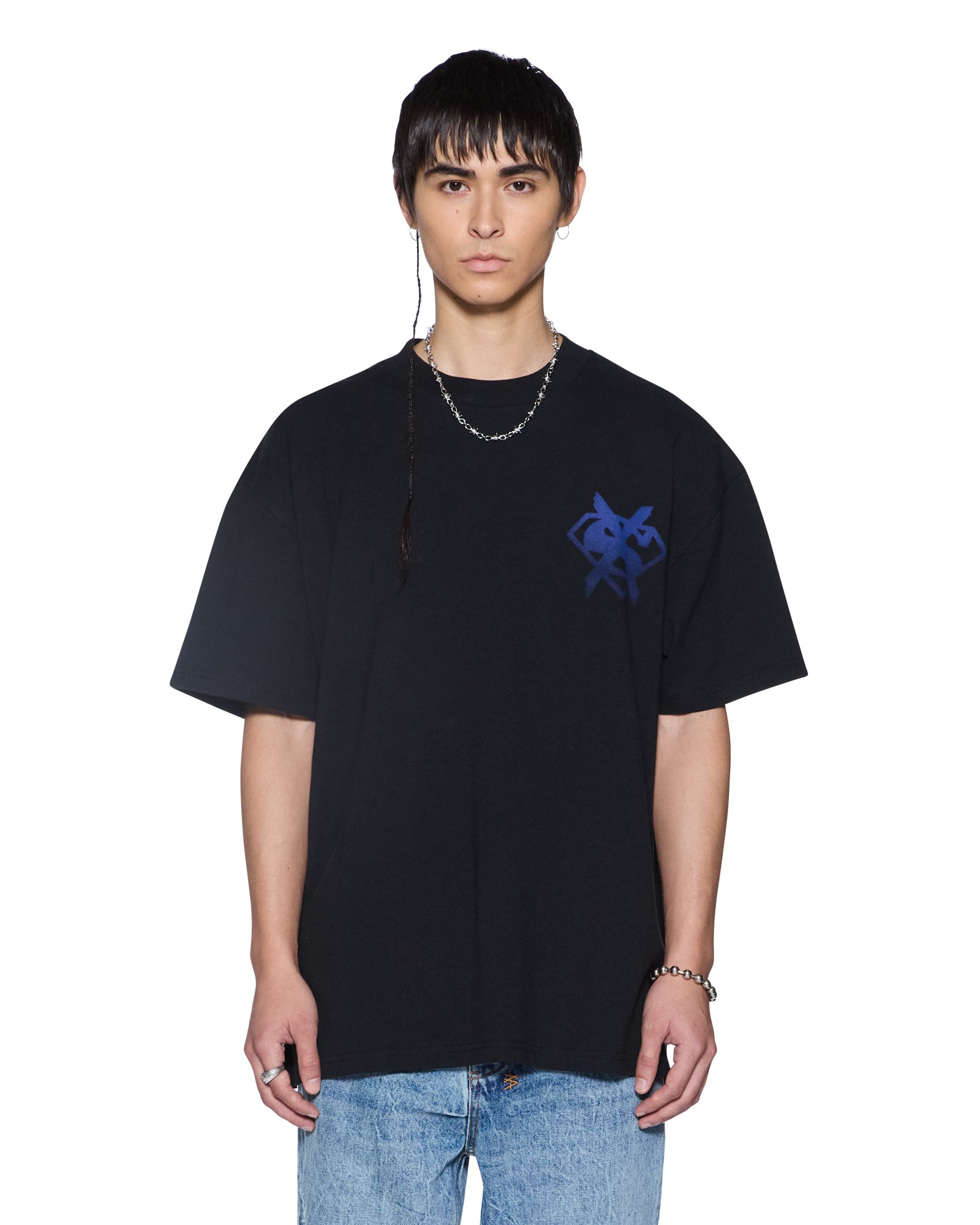 Mens Zero Heroes Ekcess Ss Tee Jett Black Tees | Ksubi ++