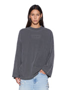 WOMENS SOTT ALTAR BOYFRIEND LS TEE CHARCOAL TEES