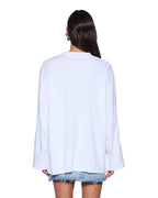 WOMENS SOTT ALTAR BOYFRIEND LS TEE WHITE TEES