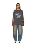 ALTAR LS BOYFRIEND TEE CHARCOAL