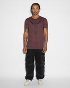 MENS ANGEL SIOUX SS TEE RED STRIPE TEES