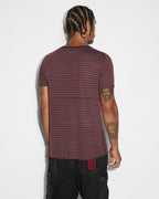 MENS ANGEL SIOUX SS TEE RED STRIPE TEES