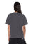 WOMENS  STACKED STITCH OH G SS TEE CHARCOAL OVERSIZED TEES