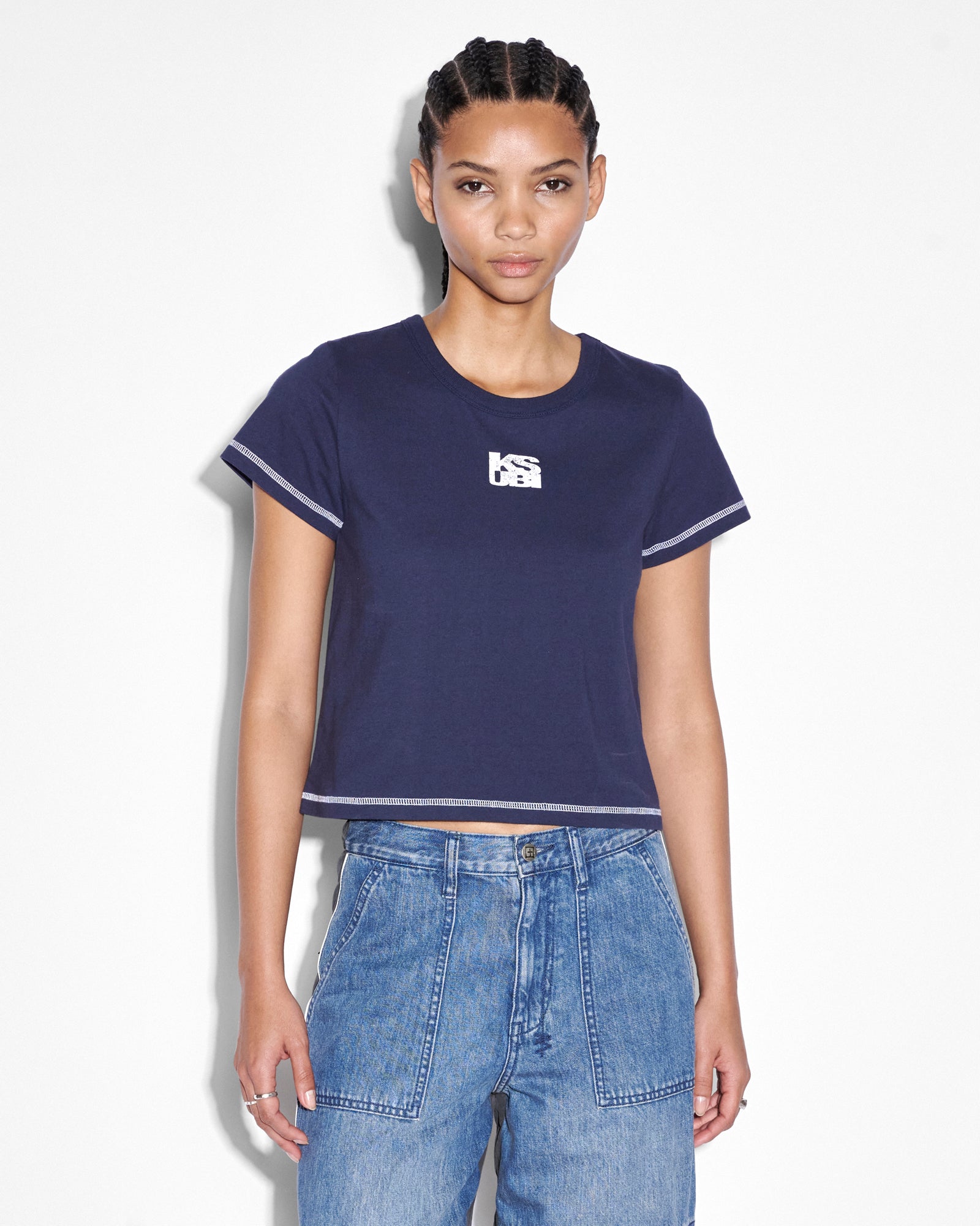 GRAF MINI SS TEE NAVY