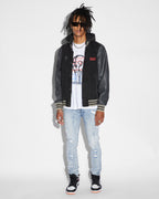 Mens Juice Wrld Kash Ss Tee Vintage White Regular Fleece - White