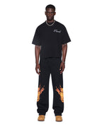 Mens Krown Sid Ss Tee Black Slim Tees - Black