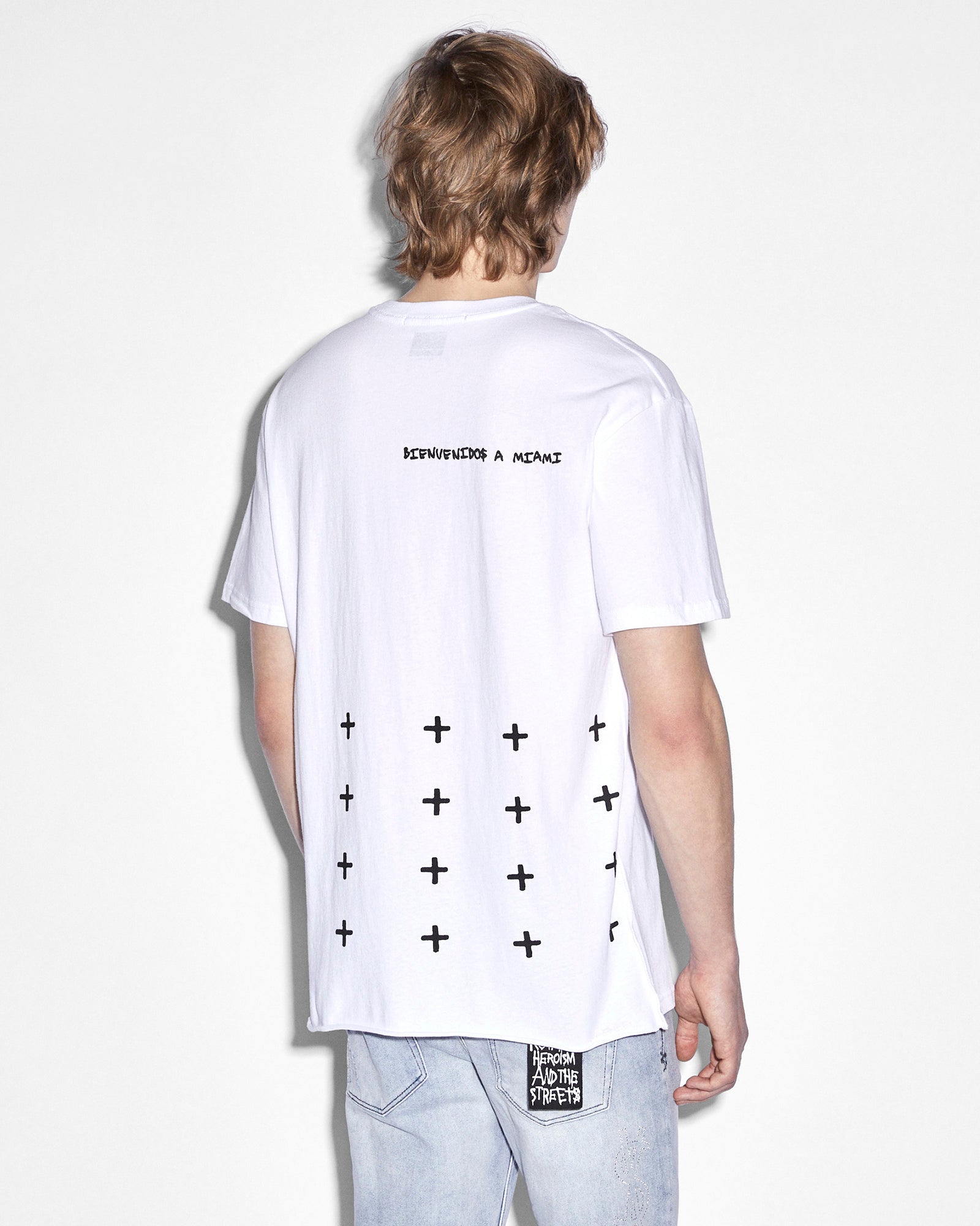 MENS MIAMI 4X4 BIGGIE SS TEE TRU WHITE TEES