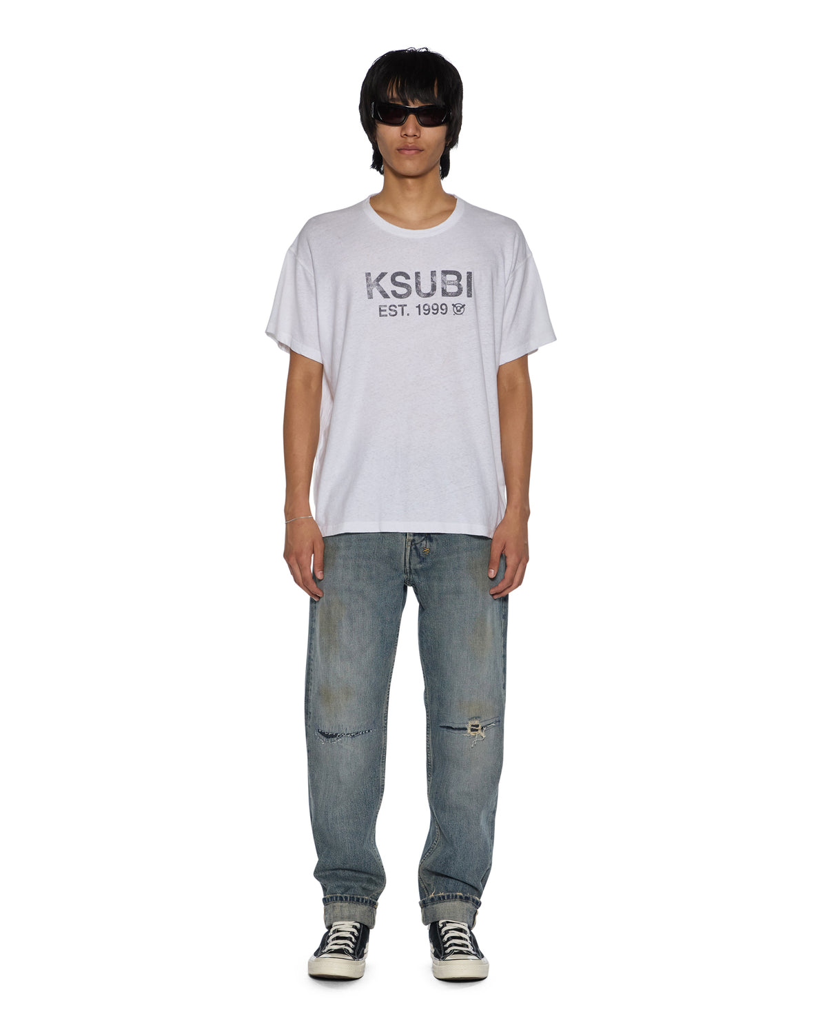 MENS HAZLOW SELVEDGE MELBOURNE BLUE DENIM JEANS