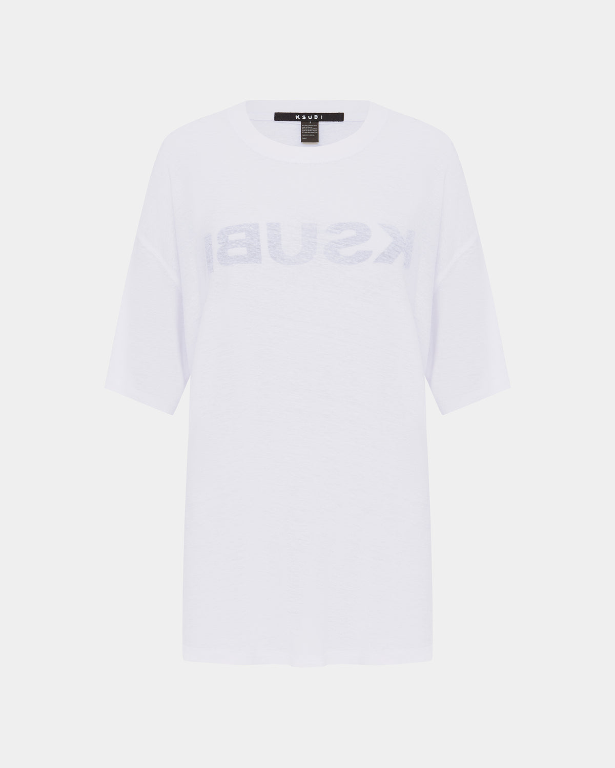 Womens Reverse It Oh G Ss Tee White Oversized Tees - White