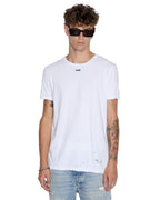 Mens Sioux Ss Tee Vintage White Slim Tees - White