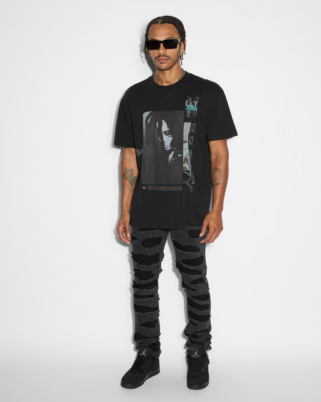 MENS TRIPPIE REDD BIGGIE SS TEE BLACKOUT TEES
