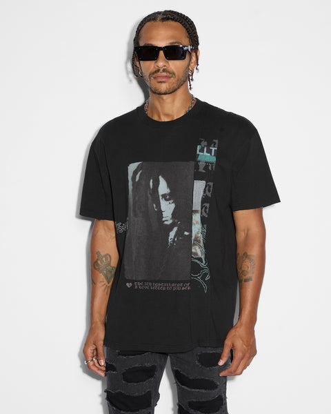 Mens Trippie Redd Biggie Ss Tee Blackout Tees | Ksubi ++