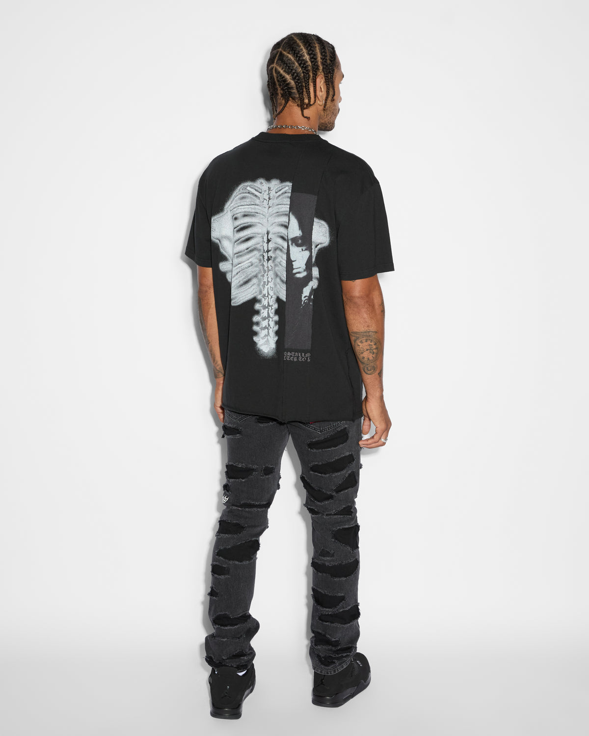 MENS TRIPPIE REDD BIGGIE SS TEE BLACKOUT TEES