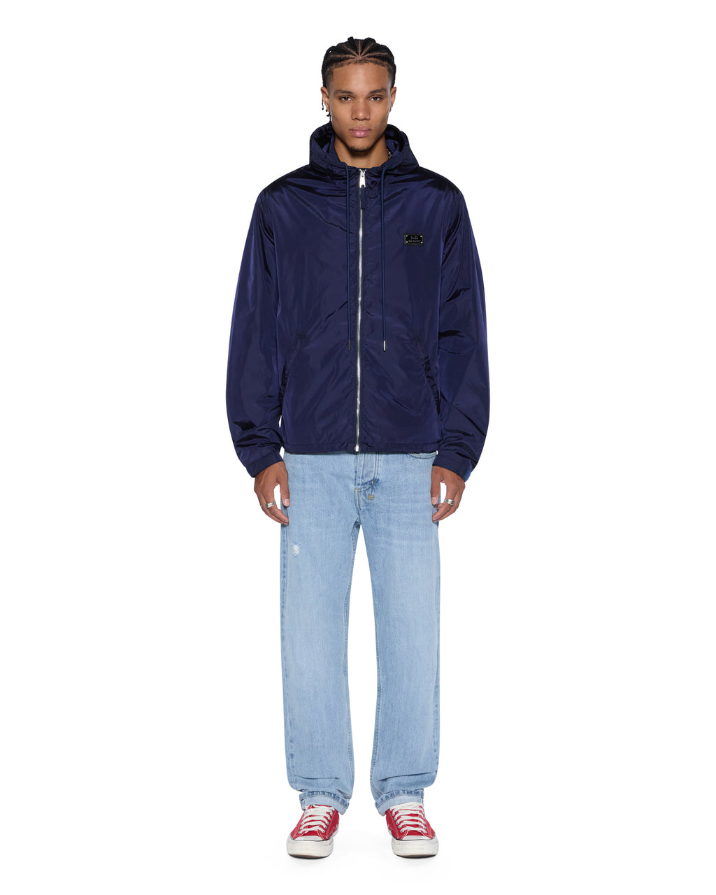 MENS TEK NYLON JACKET NAVY JACKETS