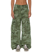 WOMENS KSUPER CARGO PANT HASH CAMO PANTS