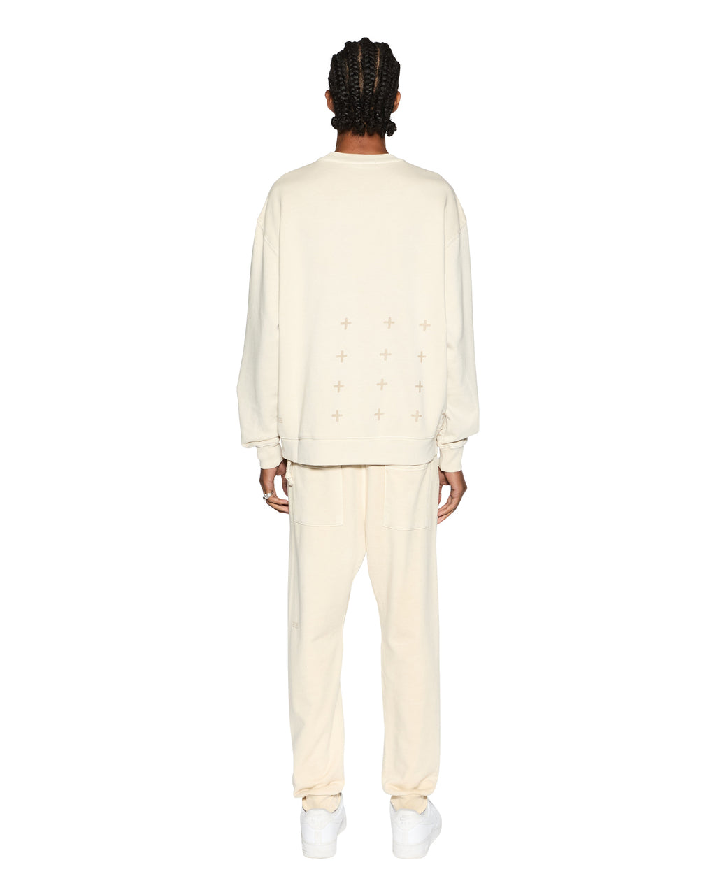 MENS 4 X 4 BIGGIE CREW DESERT FLEECE
