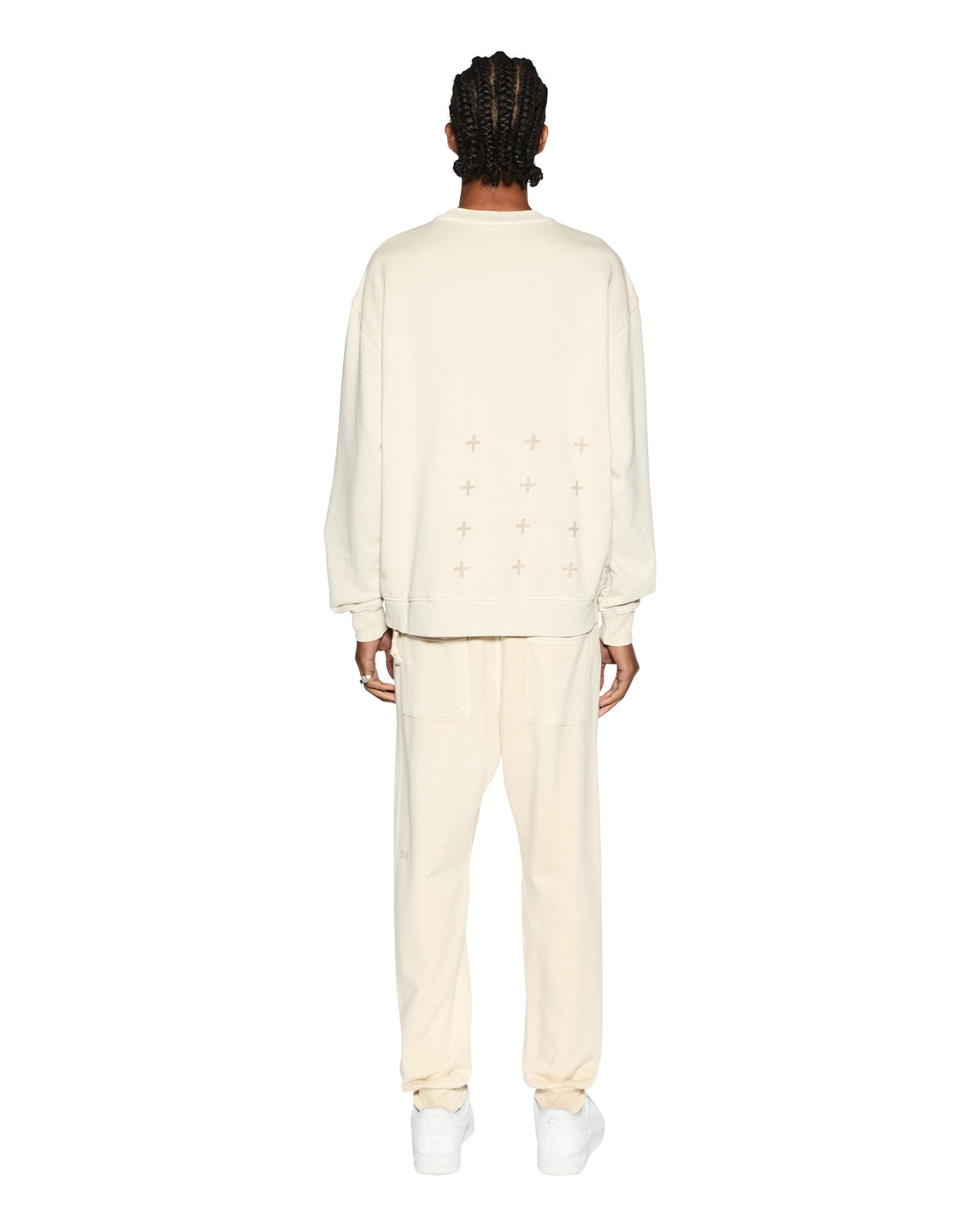 MENS 4 X 4 BIGGIE CREW DESERT FLEECE