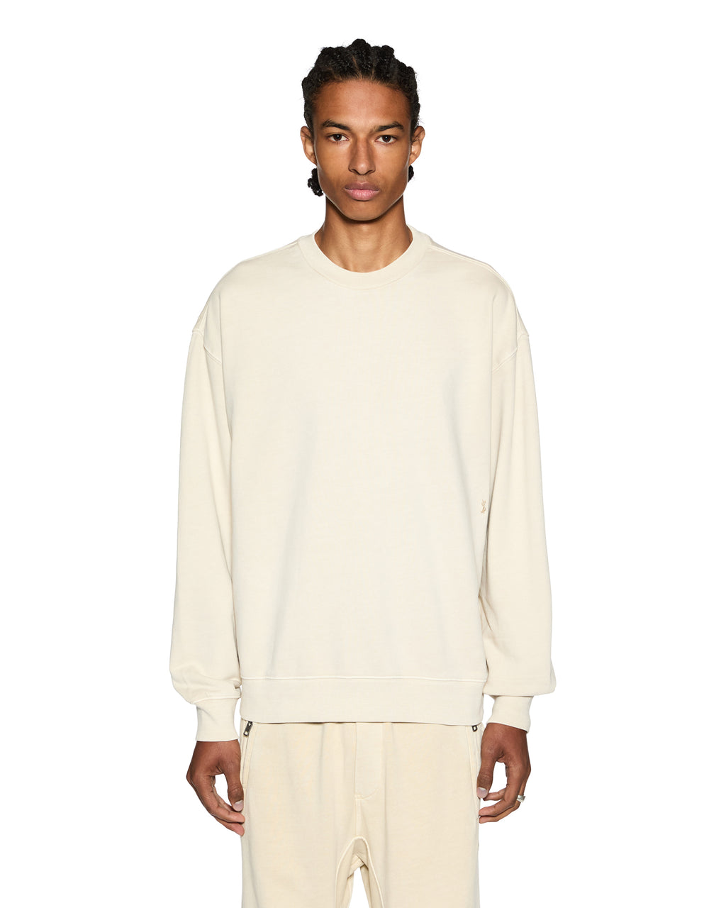 MENS 4 X 4 BIGGIE CREW DESERT FLEECE